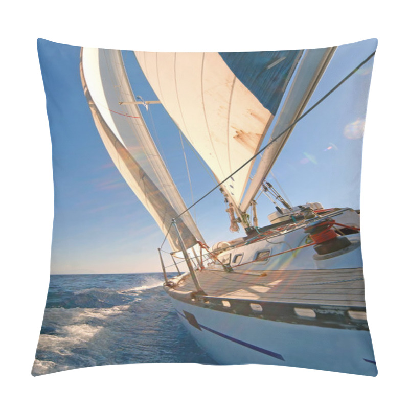 Personality  Sailing Yacht Pillow Covers