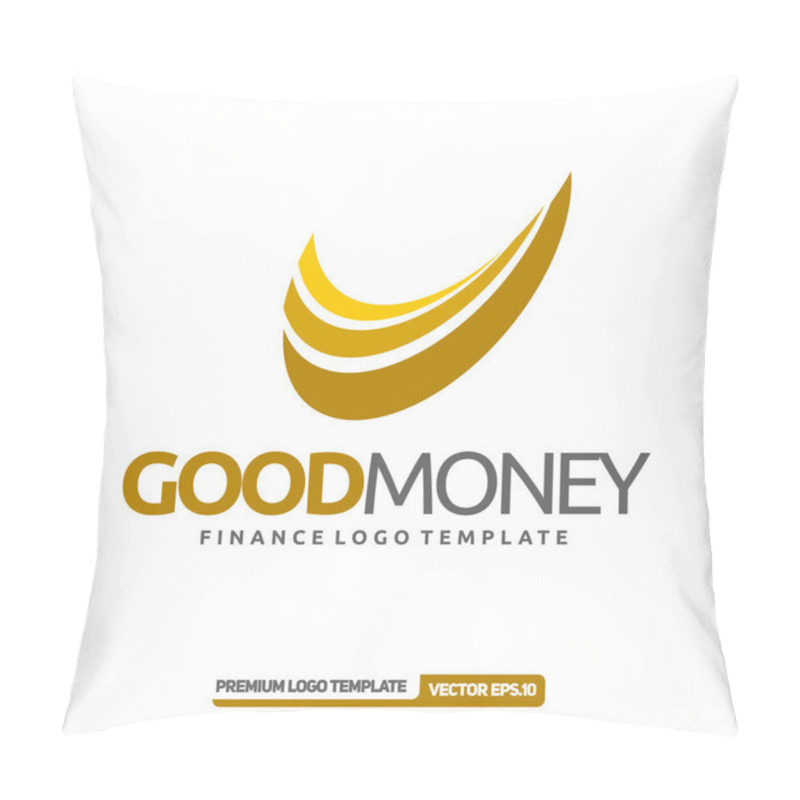 Personality  Good Money. Finance Logo Pillow Covers