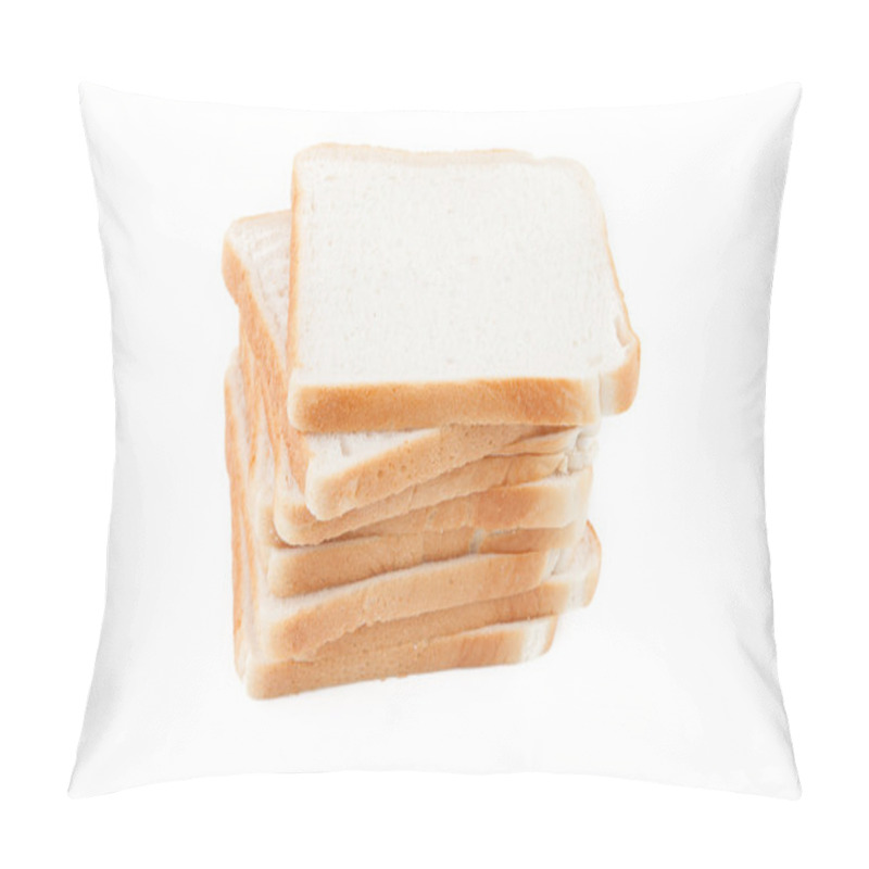 Personality  Stack Of White Bread Pillow Covers