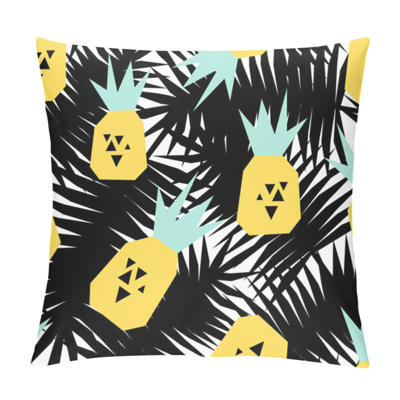 Personality  Seamless Pineapples Pattern Pillow Covers