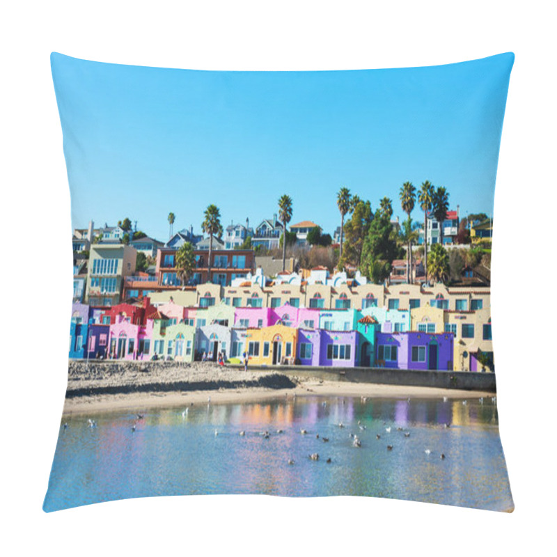 Personality  Colorful Venetian Court Is A Residential Seaside Beach Resort At The Edge Of The Lagoon Pillow Covers