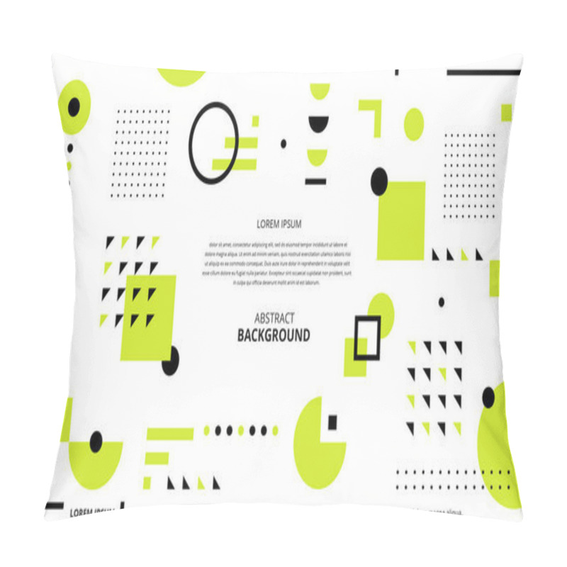 Personality  Abstract Shapes Background For Various Design Purposes Pillow Covers