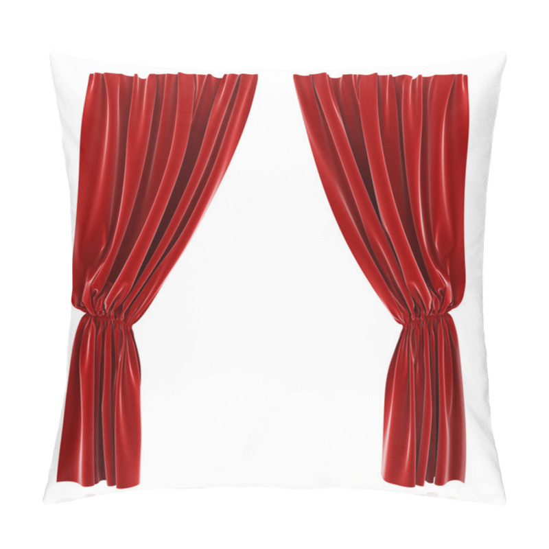 Personality  Red Curtain Pillow Covers