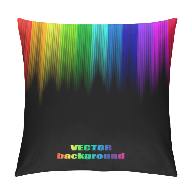 Personality  Abstract Rainbow Colours Pillow Covers