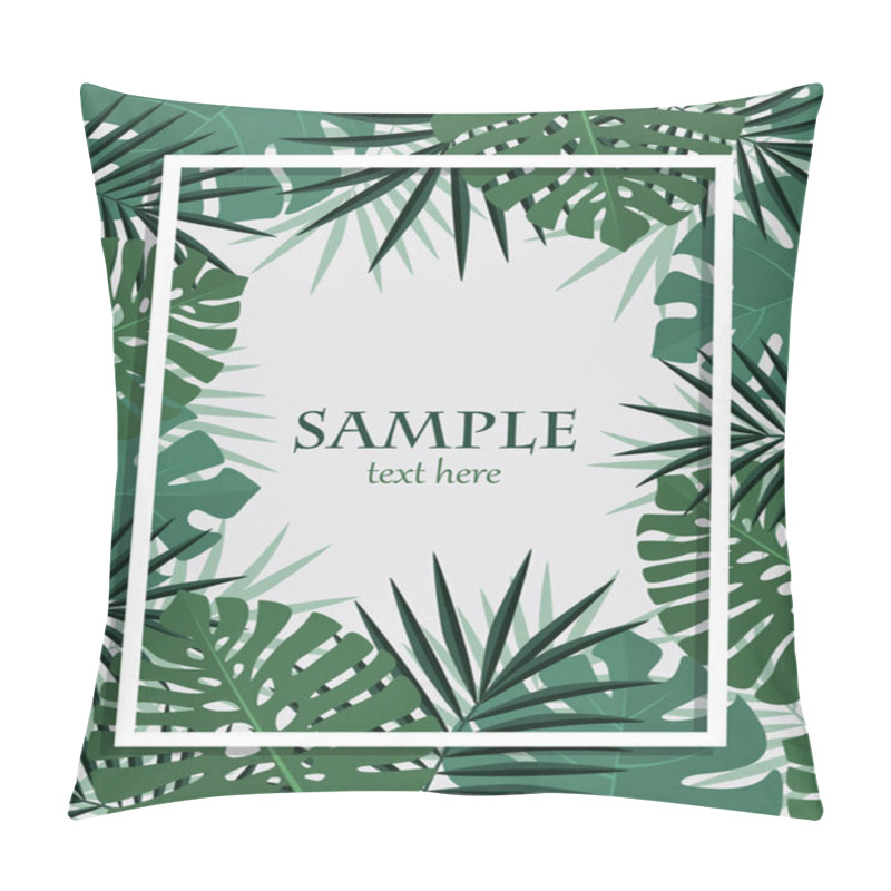 Personality  Palm Leaf Decoration Pillow Covers