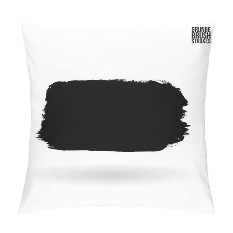 Personality  Brush Stroke And Texture. Grunge Vector Abstract Hand - Painted Element. Underline And Border. Pillow Covers