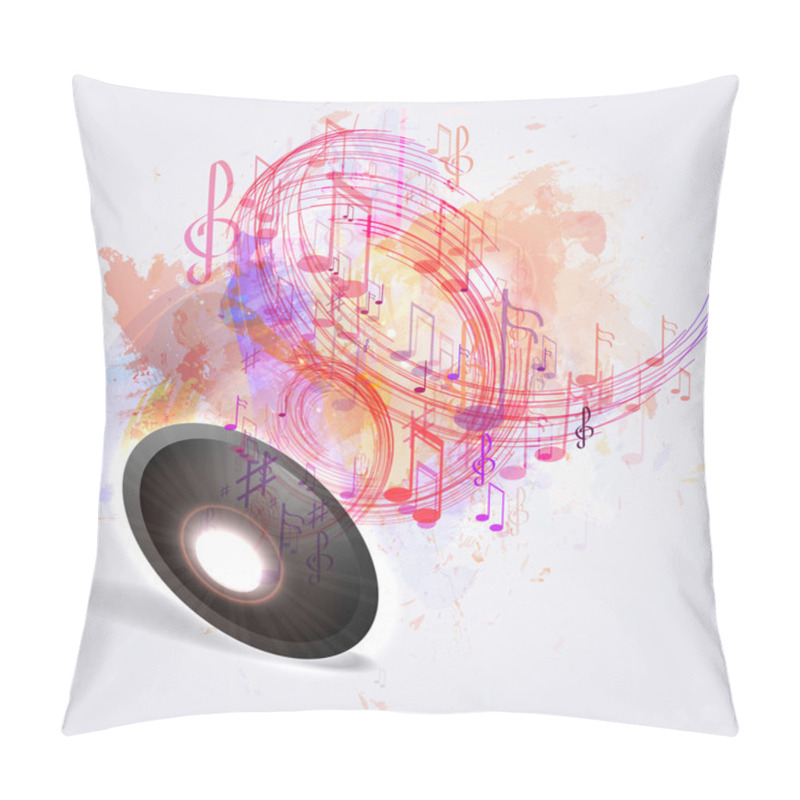 Personality  Grunge Music Background Pillow Covers