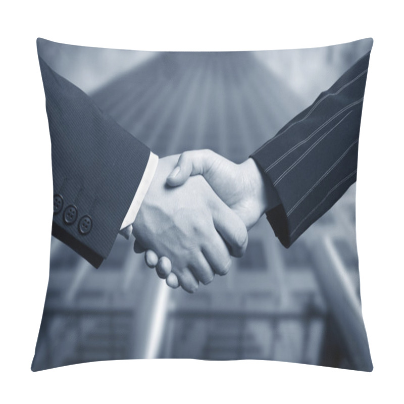 Personality  Business Hand Shake Pillow Covers