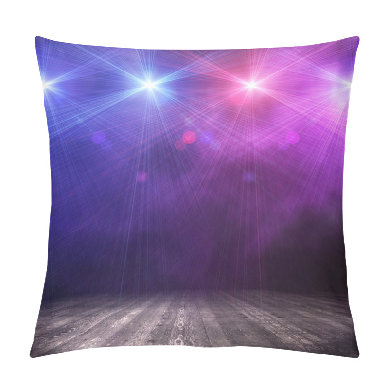 Personality  Blue And Purple Background In Show Pillow Covers