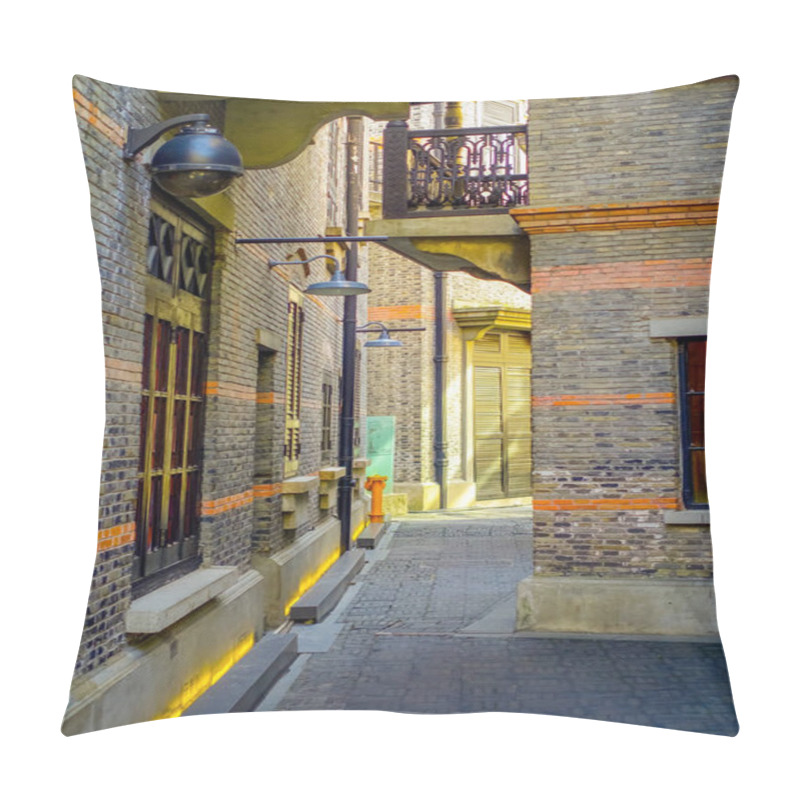 Personality  SHANGHAI, CHINA - 29 JANUARY, 2017: Walking Around The French Concession District Of Shanghai, Popular Destination For Tourists With Charming Streets, Shops And Restaurants Pillow Covers