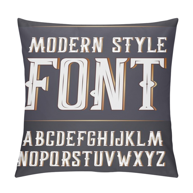 Personality  Vector Handy Crafted Modern Label Font Pillow Covers