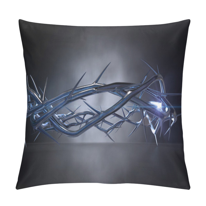 Personality  Crown Of Thorns Gold Casting Pillow Covers