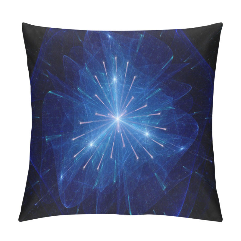 Personality  Nuclear Fission Fractal Pillow Covers