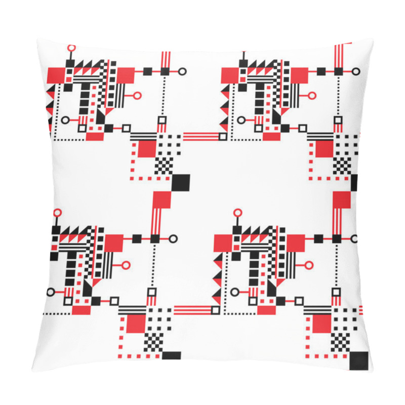 Personality  Seamless Art Deco Pattern Pillow Covers