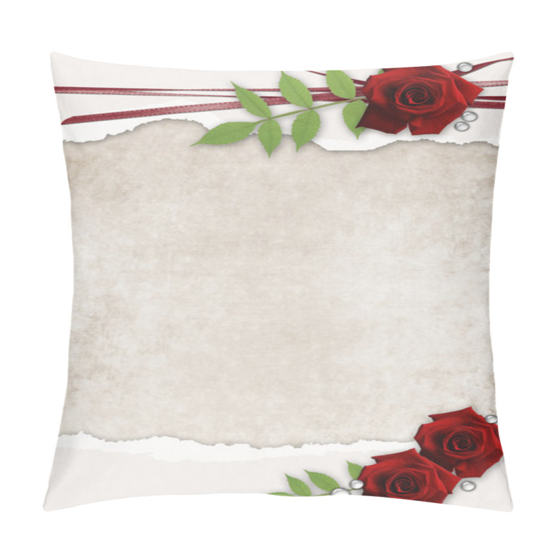 Personality  Roses Background Pillow Covers