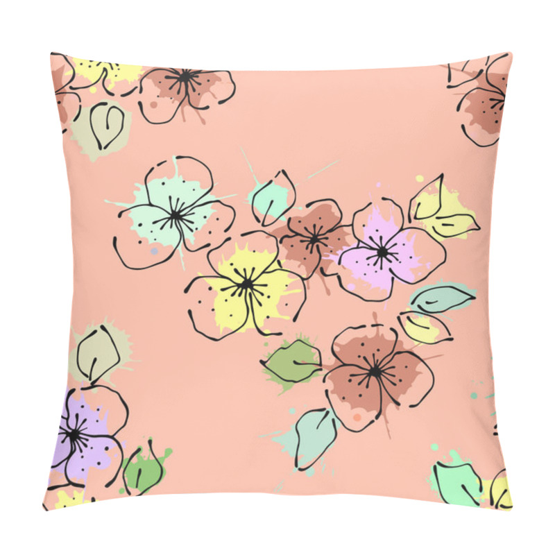 Personality  Vector Seamless Pattern, Graphic Illustration Pillow Covers