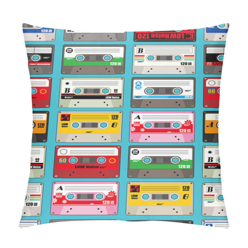 Personality  Music Tape Seamless Pillow Covers