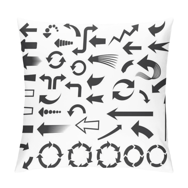 Personality  Arrows Icons (arrows Icons Set) Pillow Covers