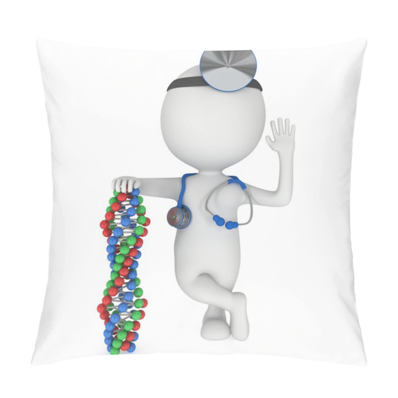 Personality  Doctor With DNA Chain Pillow Covers