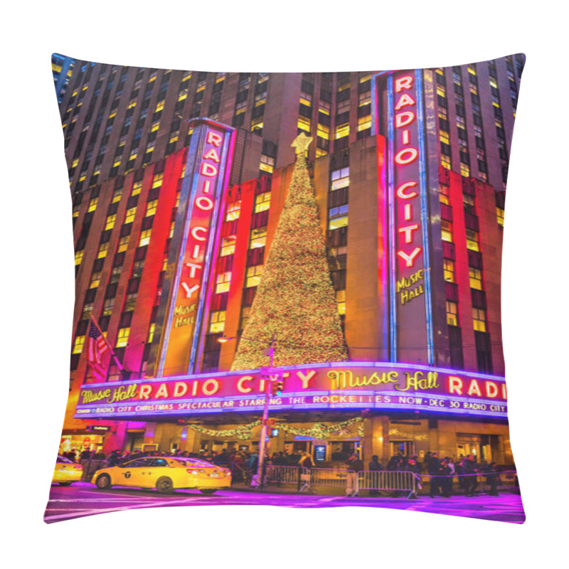 Personality  Radio City Music Hall, New York City, USA Pillow Covers