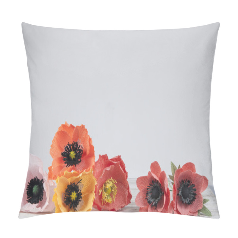 Personality  Paper Iceland Poppies And Anemone Flowers Pillow Covers