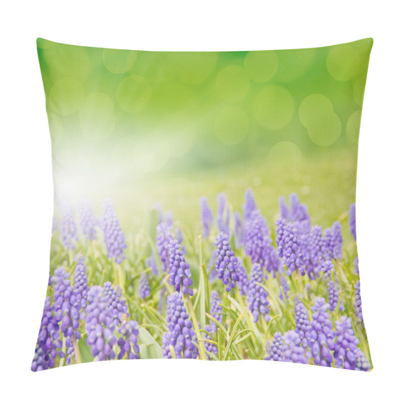 Personality  Blue Hyacinth Pillow Covers