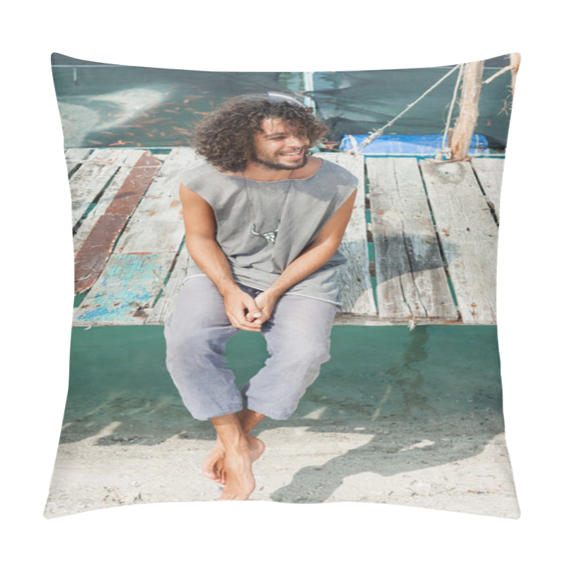 Personality  Handsome Guy Outdoors Portrait Pillow Covers