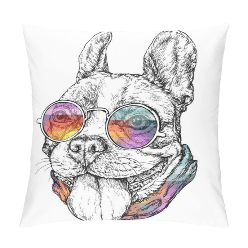 Personality  Funny French Bulldog Pillow Covers