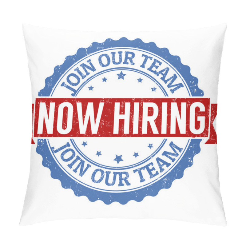 Personality  Now Hiring Stamp Pillow Covers