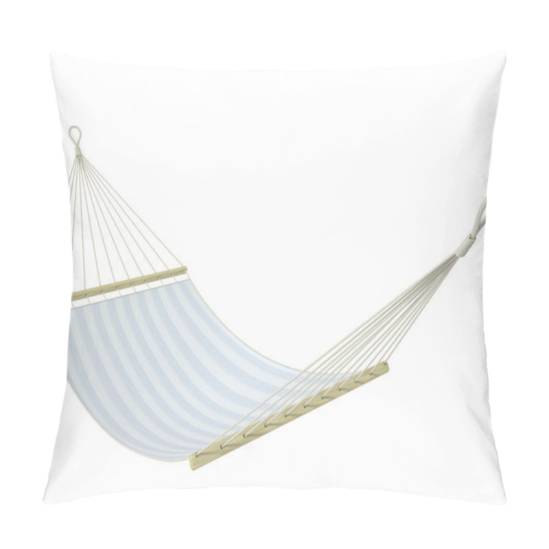 Personality  Hammock On A White Background Pillow Covers