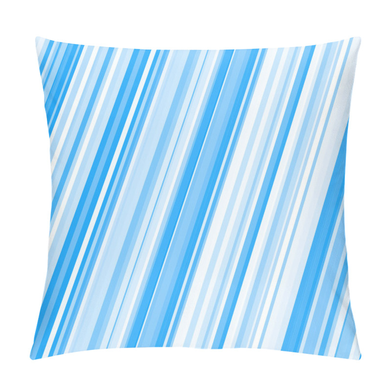 Personality  A Background Texture With Blue And White Diagonal Stripes. Pillow Covers