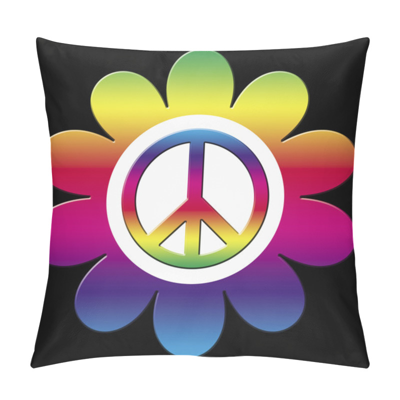 Personality  Peace Symbol Pillow Covers