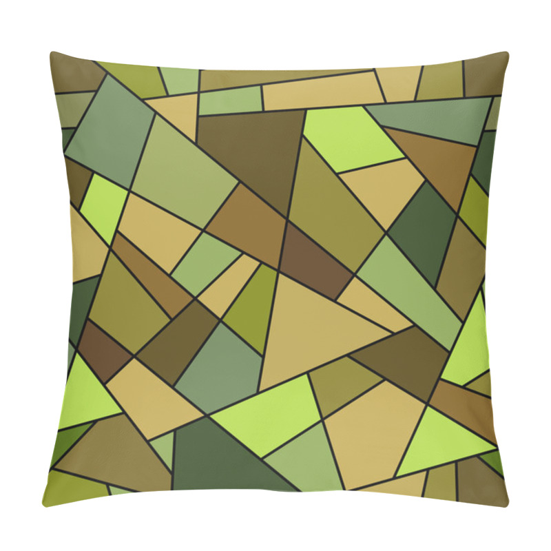 Personality  Line Mosaic Seamless Pattern. Pillow Covers