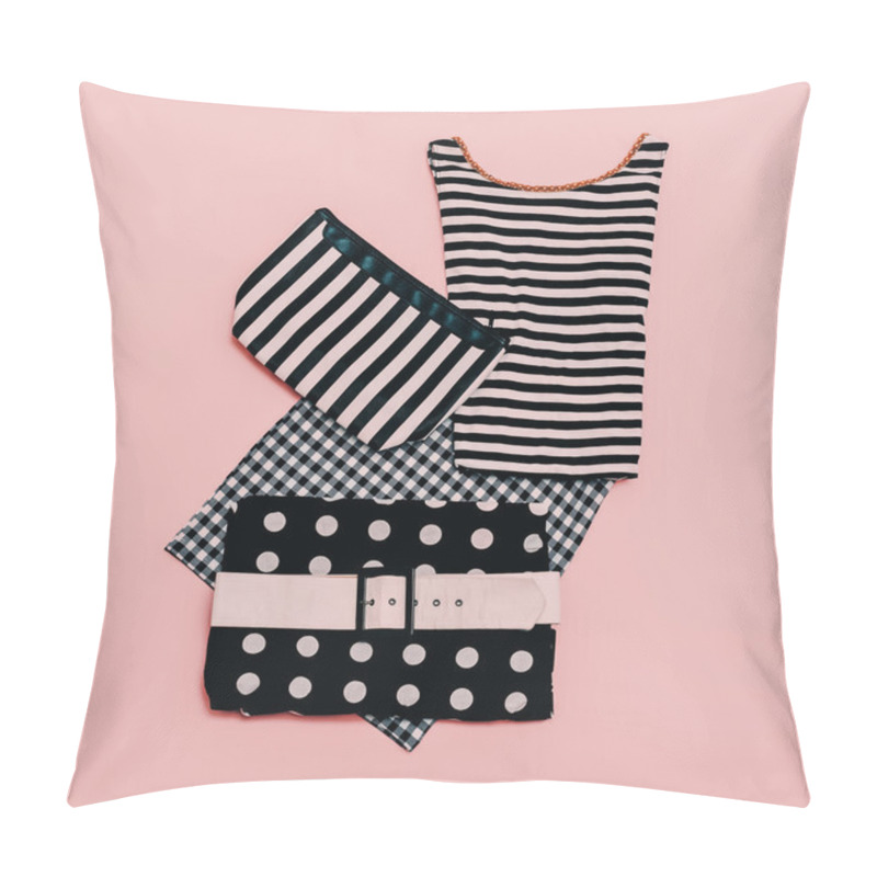 Personality  Lady Clothing Set. Fashionable Prints.  Polka Dots, Stripes And  Pillow Covers