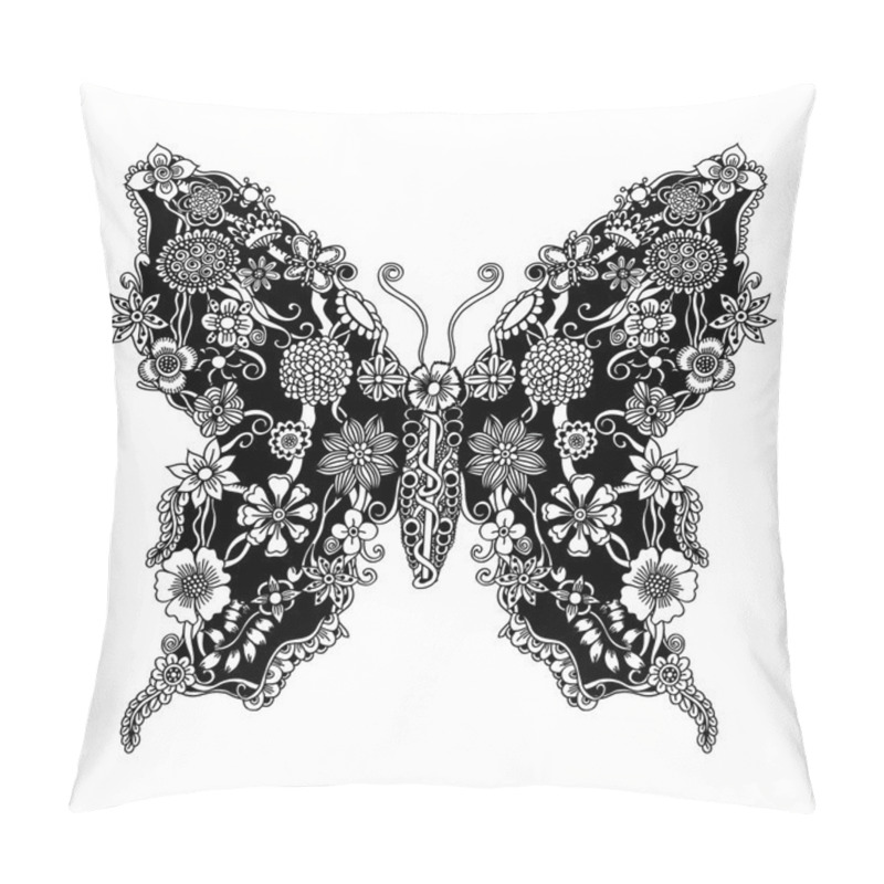 Personality  Decorative Ornate Butterfly Pillow Covers