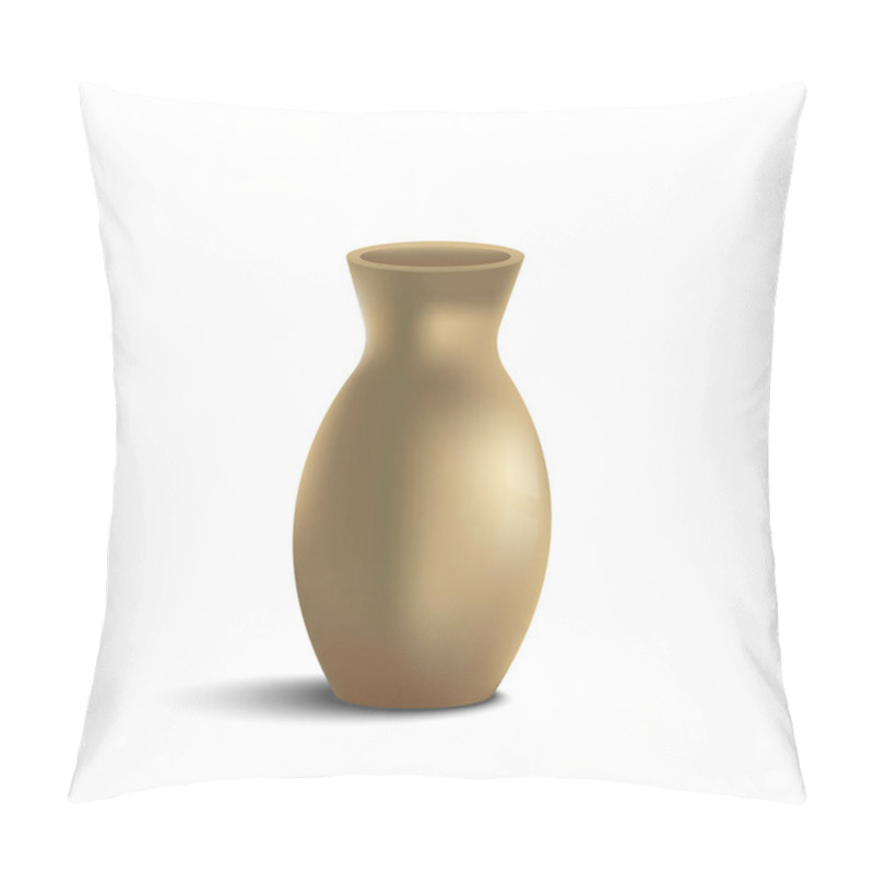 Personality  Golden Jar, Vector Illustration Pillow Covers