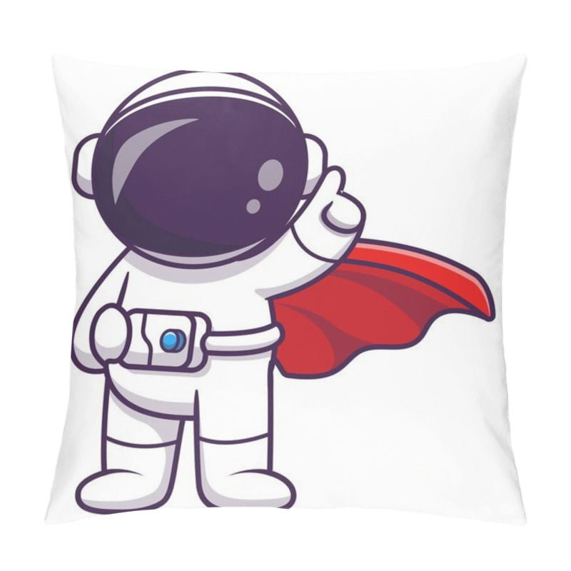 Personality  Cute Astronaut Themed Vector Design Suitable For A Children's Book Cover Pillow Covers