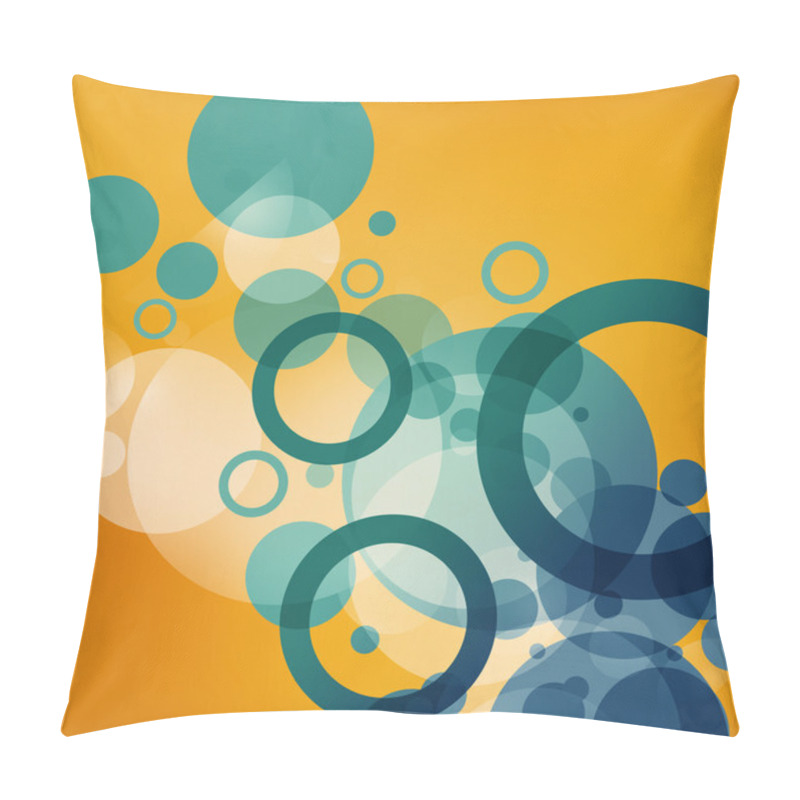 Personality  Circles Background Pillow Covers