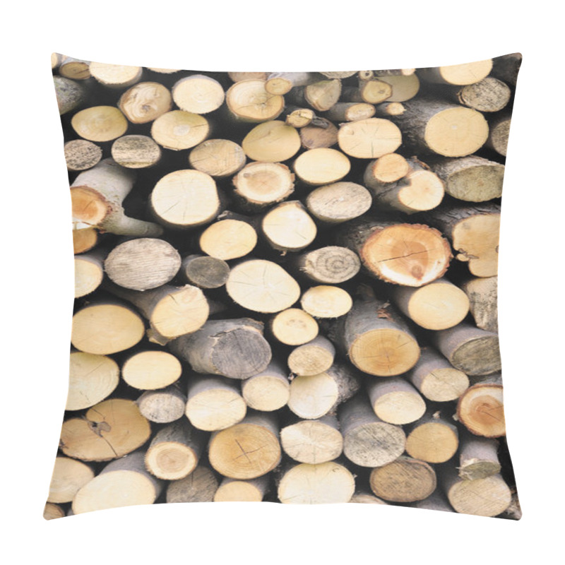 Personality  Stack Of Wood Pillow Covers