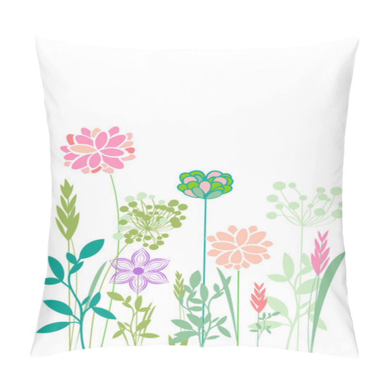 Personality  Vector Illustration Spring Themes Pillow Covers