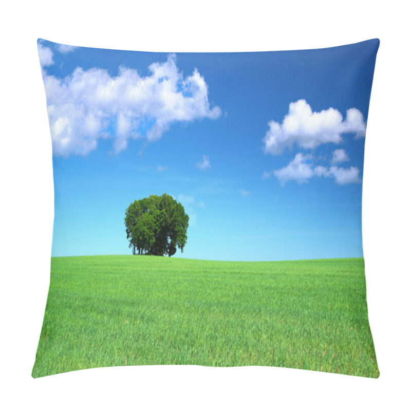 Personality  Grass Field And A Bunch Of Trees Pillow Covers