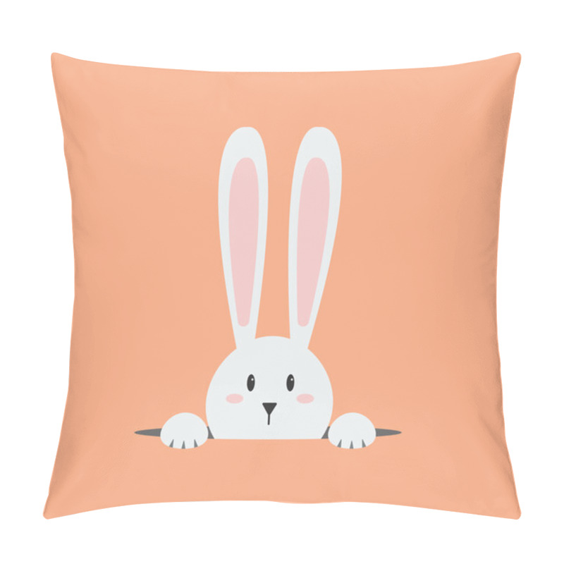 Personality  White Easter Rabbit Pillow Covers