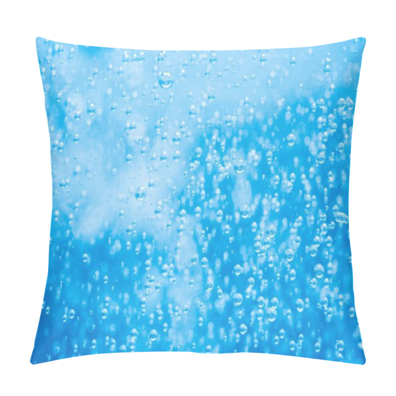 Personality  Water Background With Bubbles Pillow Covers