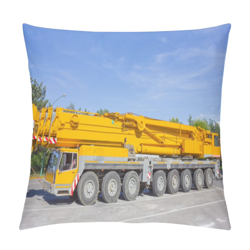 Personality  Crane Truck Pillow Covers