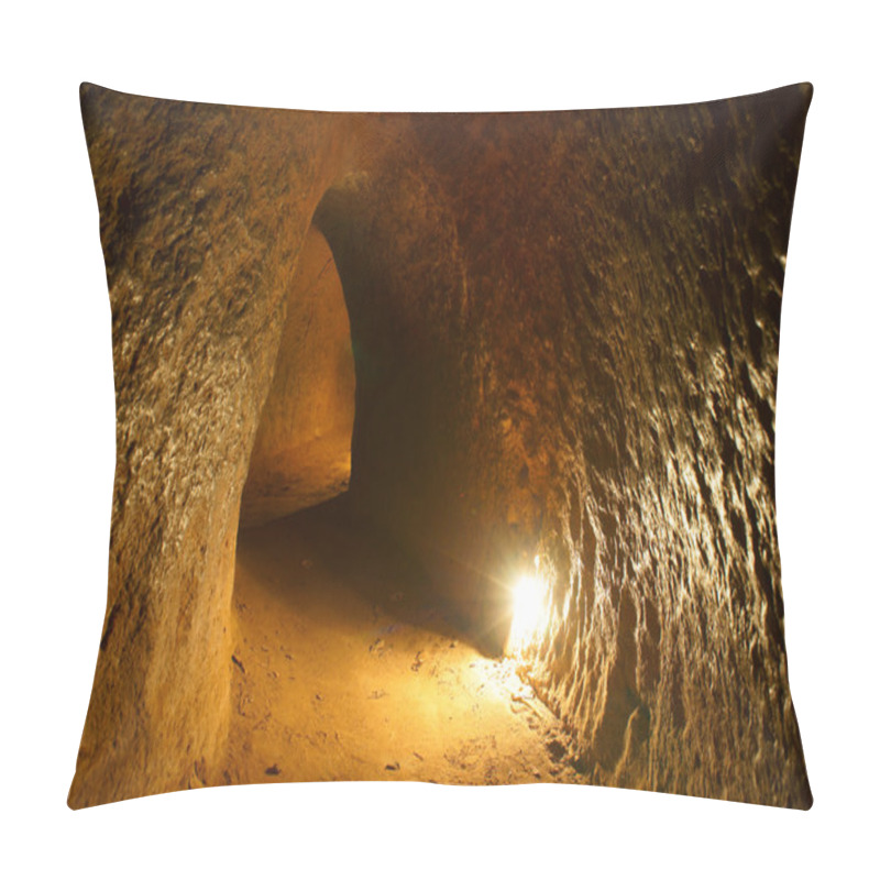 Personality  Cu Chi Tunnel With Underground Dugout Pillow Covers