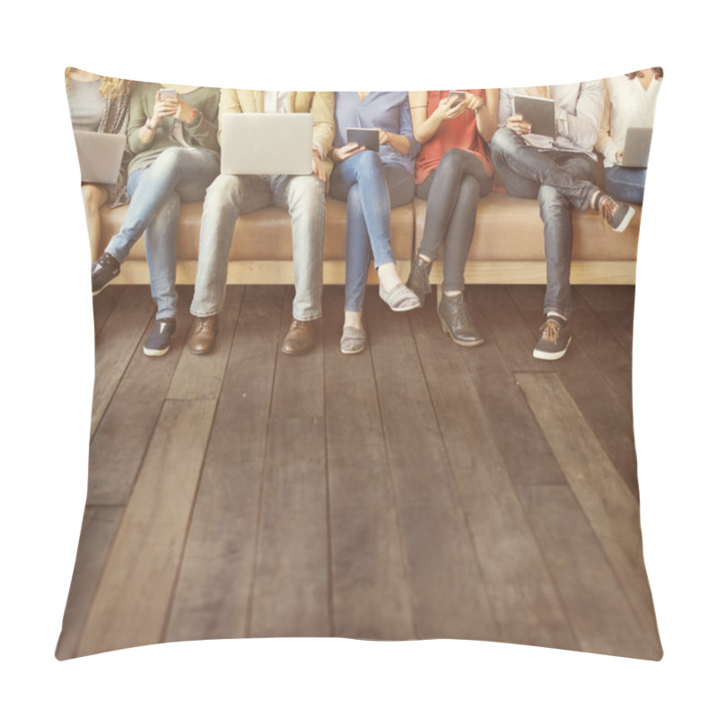 Personality  People Sit With Digital Devices  Pillow Covers