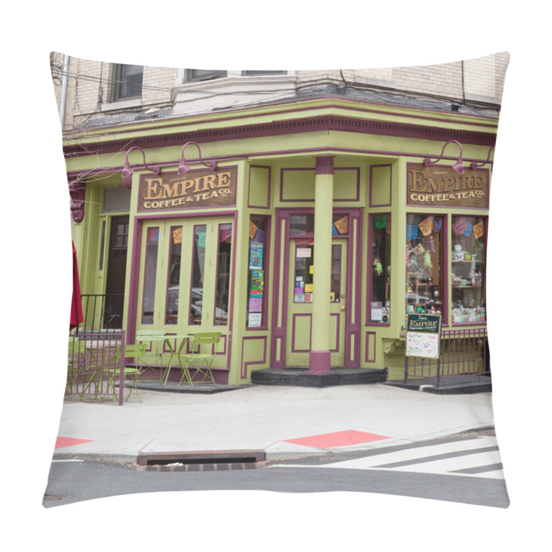 Personality  Hoboken Coffee Shop Pillow Covers