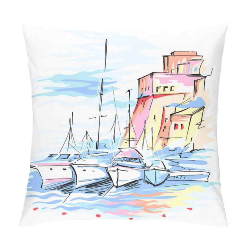 Personality  Castellammare Del Golfo, Sicily, Italy Pillow Covers