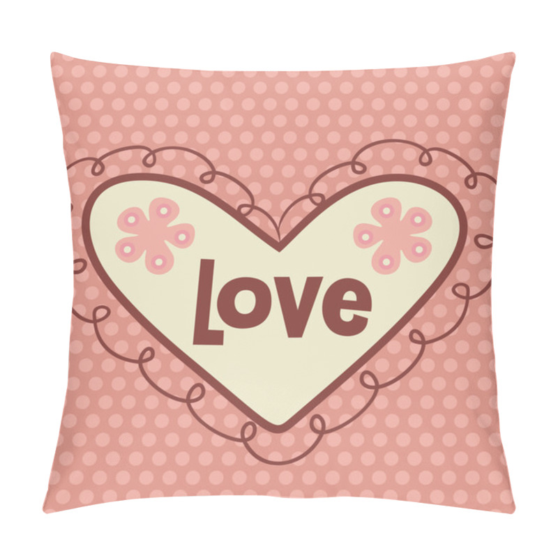 Personality  Valentine's Day Card Design Pillow Covers