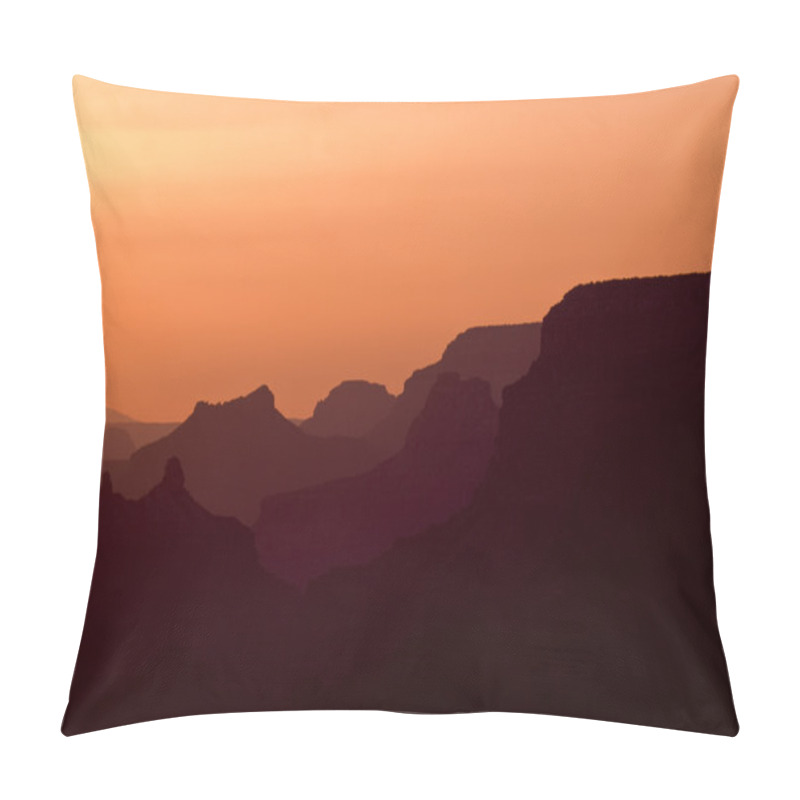 Personality  Grand Canyon. Sunset Canyon. Pillow Covers